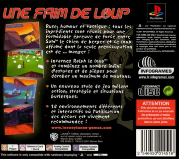 Looney Tunes - Sheep Raider (US) box cover back